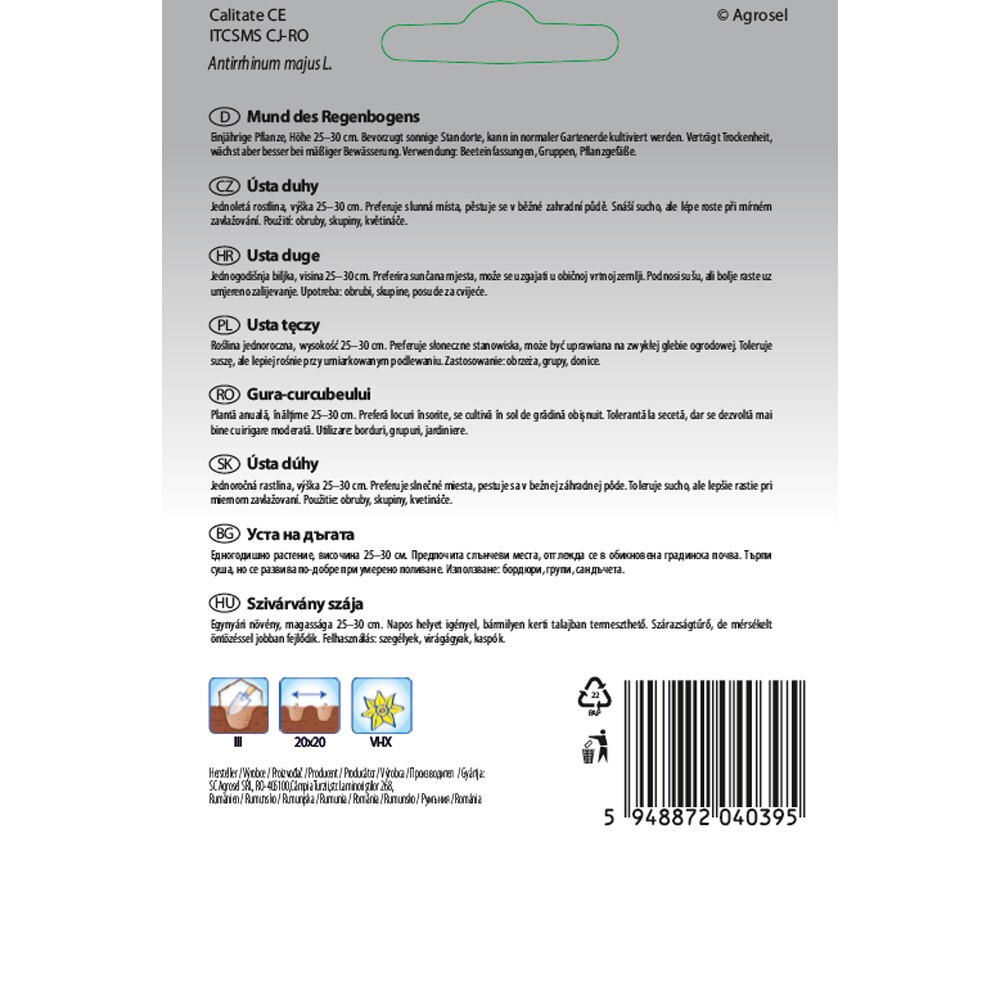 Gura Curcubeului SEMAS, banda 