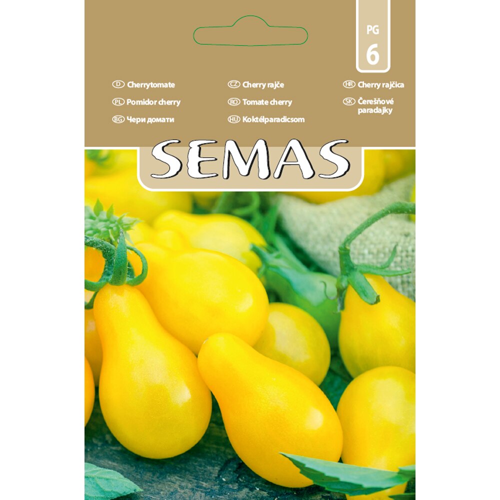 Tomate Yellow Pearshaped SEMAS, 60 bucati