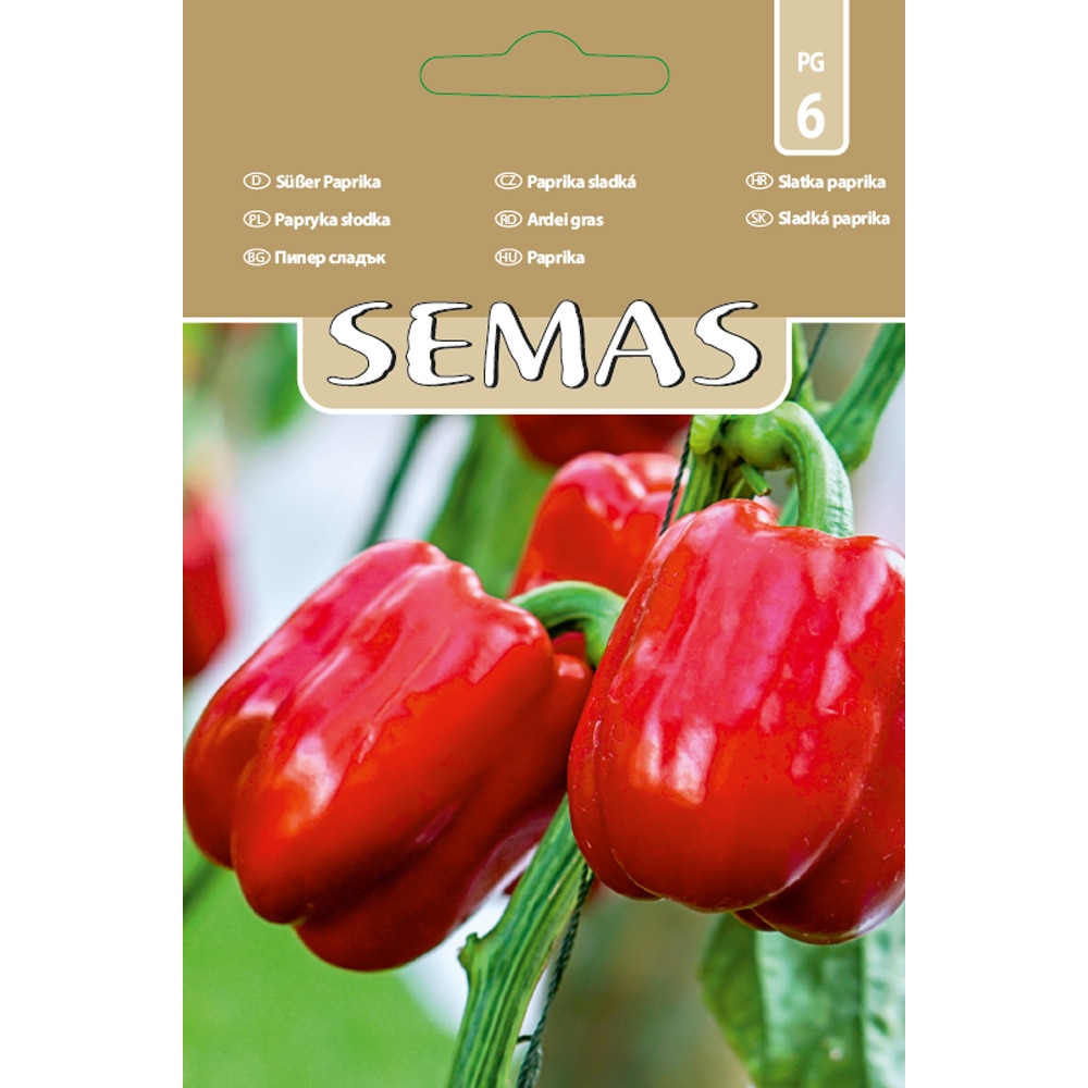 Ardei California Wonder SEMAS, 80 bucati