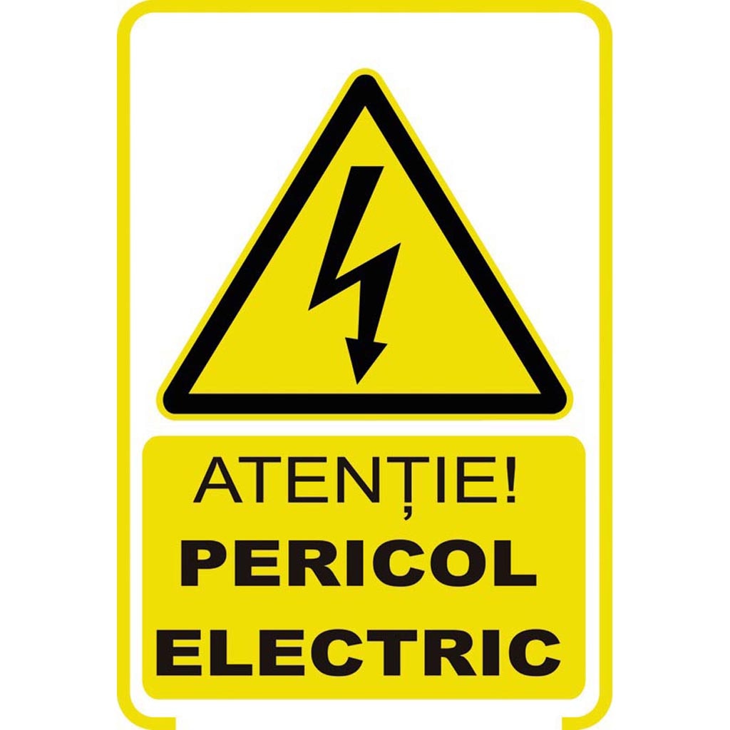 Placuta‚ 'pericol electric'