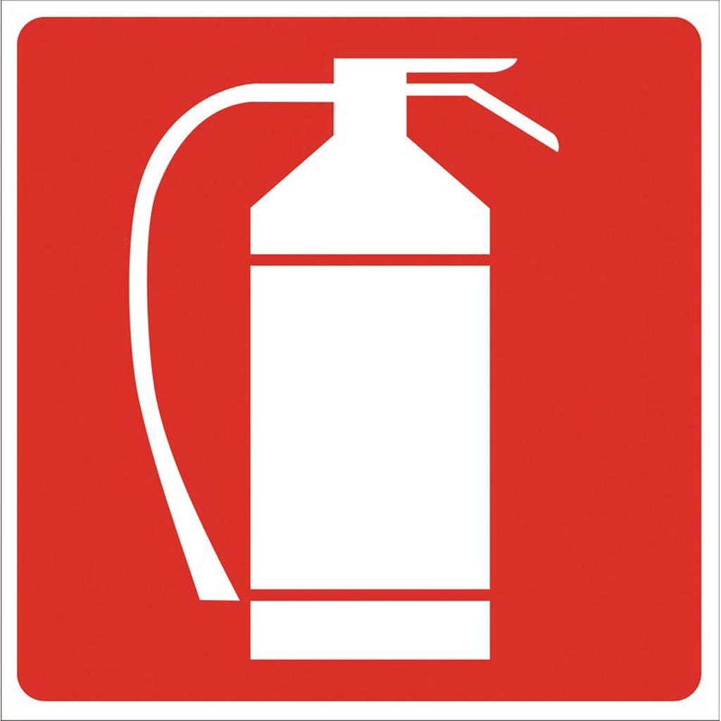 Placuta Indicator 'Stingator de incendiu', 20 x 20 cm