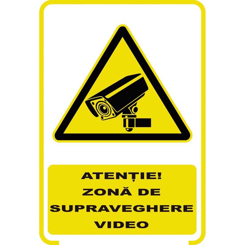 Placuta 'Supraveghere Video'