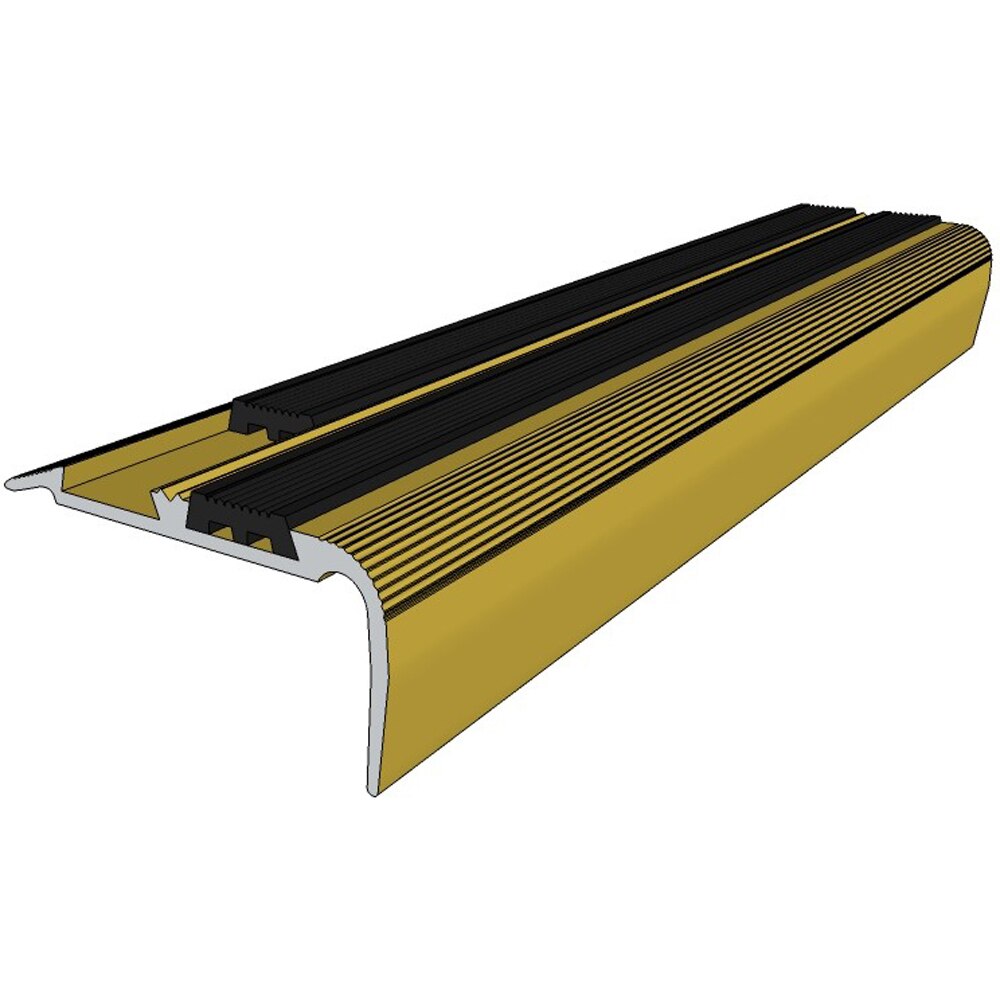 Profil trecere PM97372, aluminiu, 270 x 4 x 2 cm, auriu