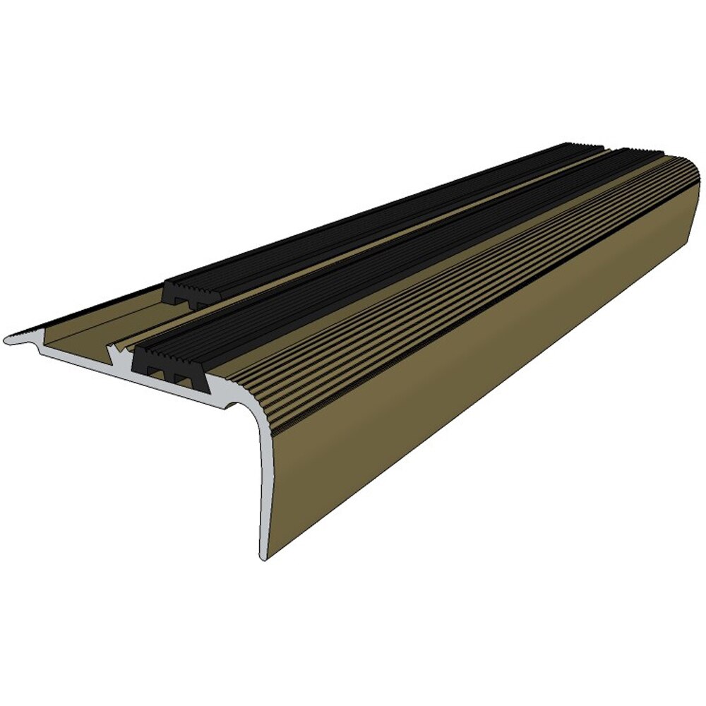 Profil trecere PM97379, aluminiu, 270 x 1 x 1 cm, olive