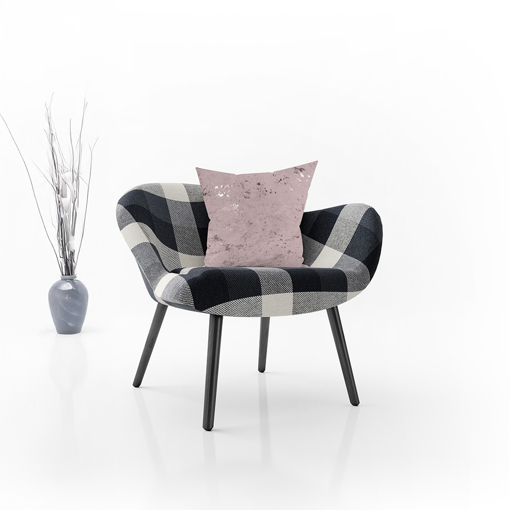 Perna decorativa Bella 35 x 35 cm, roz pudra