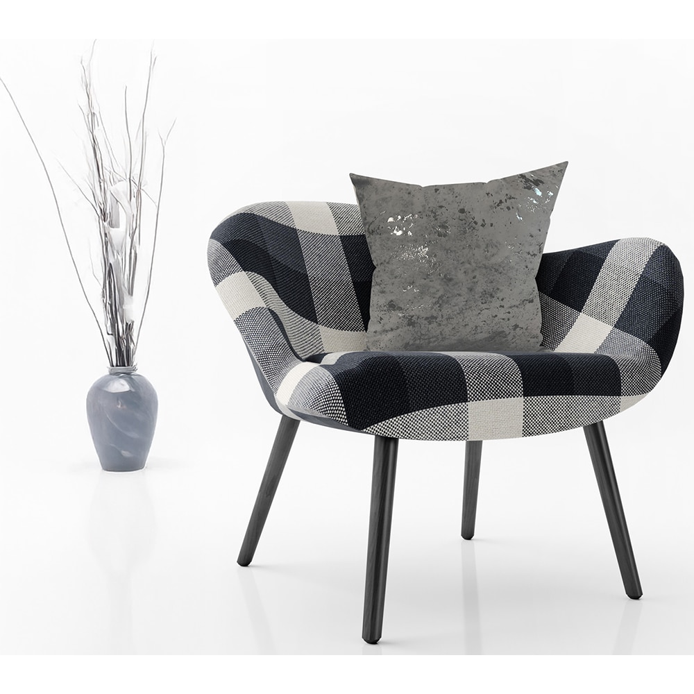 Perna decorativa Bella, 35 x 35 cm, gri