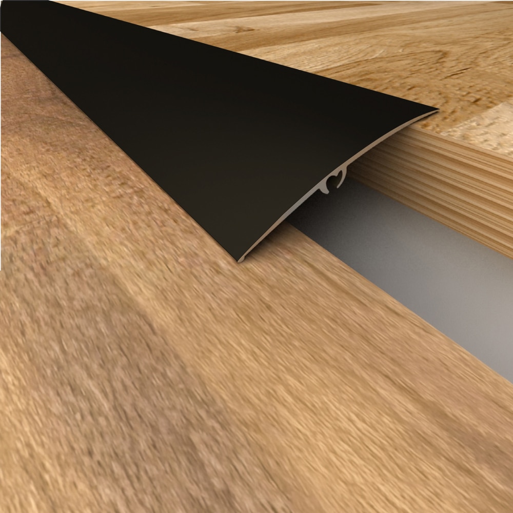 Profil trecere PM03378, aluminiu, 270 x 4.1 x 1.3 cm, negru