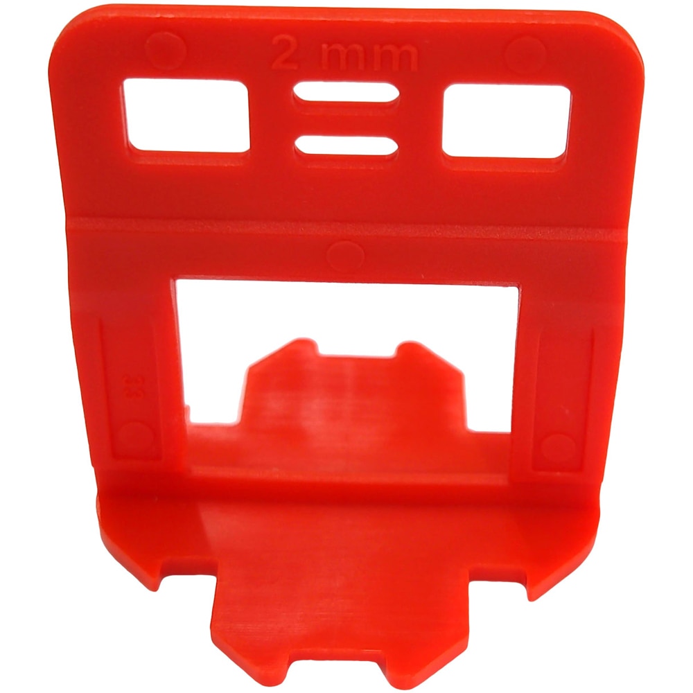 Distantiere nivelare placi ceramice ARTGRESO, 2mm, 100buc, rosu