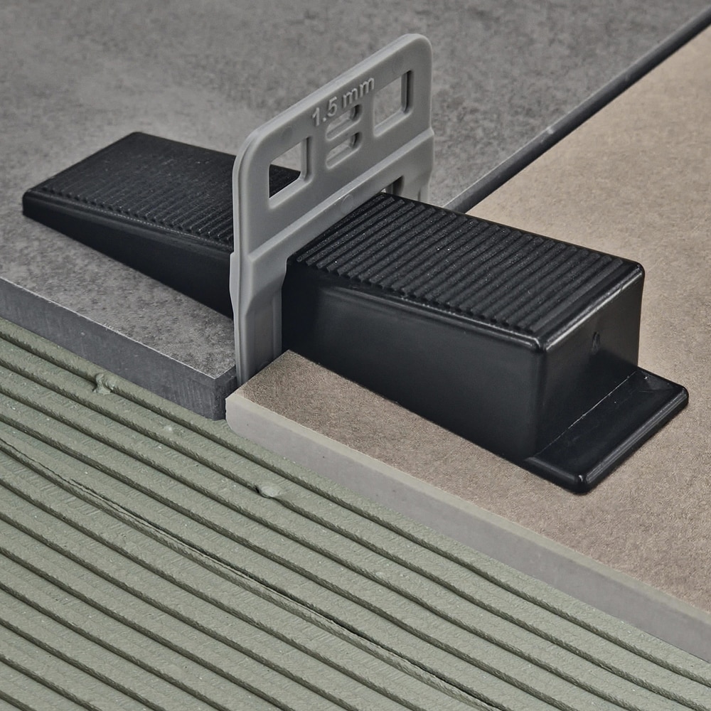 Pene nivelare placi ceramice ARTGRESO, 100buc, negru