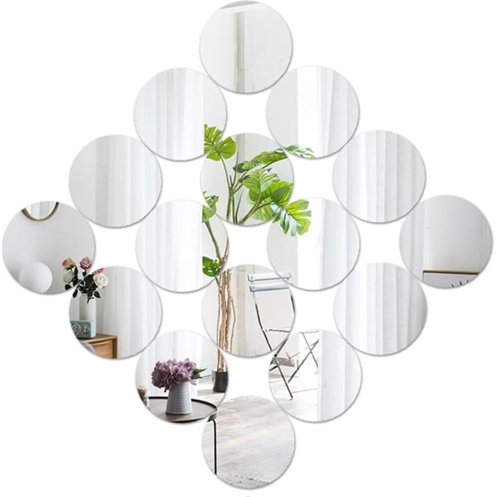 Oglinda decorativa ATRIA, 29.5 x 29.5 cm, transparent