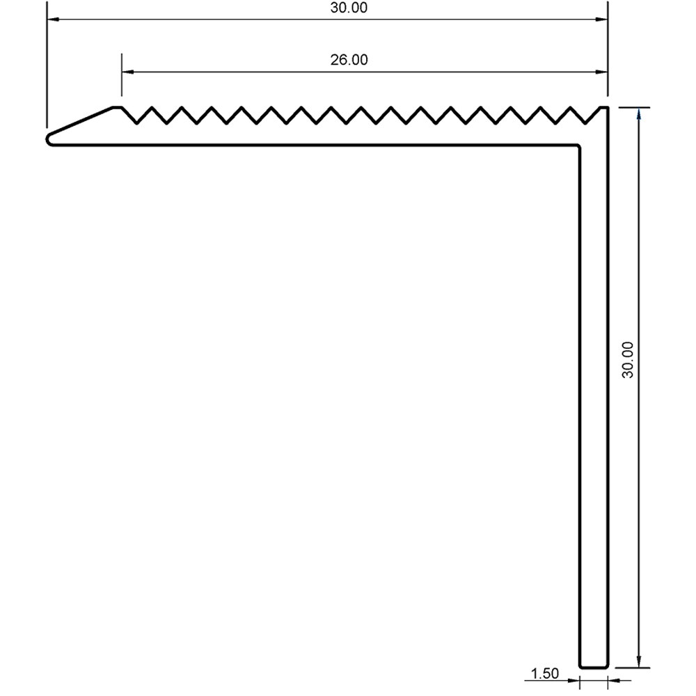 Profil trecere PM88772-N, aluminiu, 270 x 3 x 3 cm, auriu