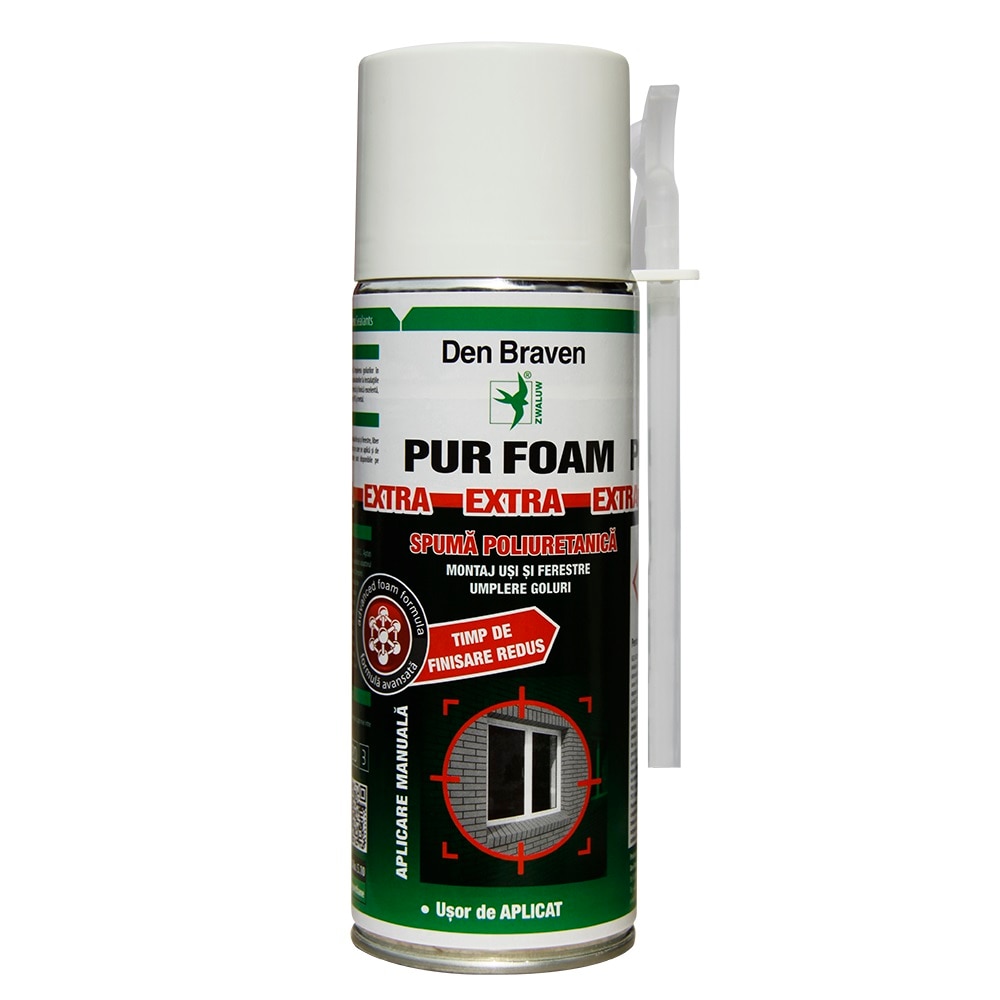 Spuma poliuretanica DEN BRAVEN DIY, crem, 300 ml