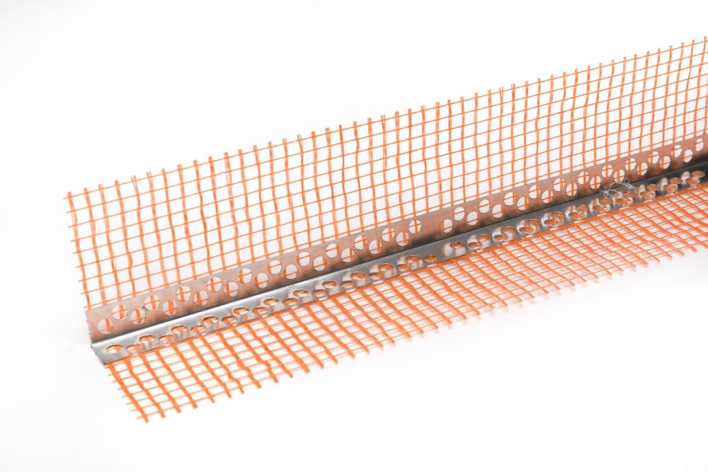 Profil din aluminiu, Coltar cu plasă, 7 x 7 mm, 2.5 m • Thermopan