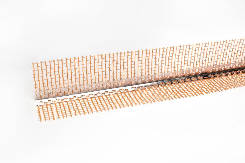 Profil din aluminiu, Coltar cu plasă, 7 x 7 mm, 2.5 m • Thermopan