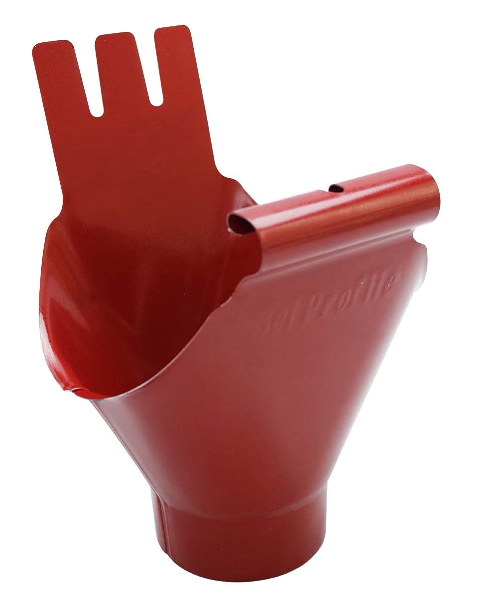 Racord jgheab 150 mm - burlan 90 mm, coral  Bravo