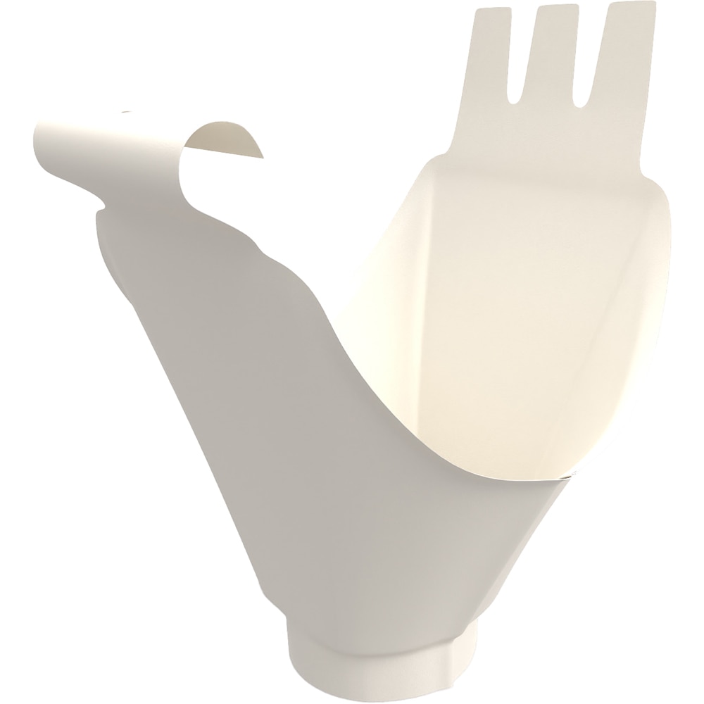 Racord jgheab SMART, D150mm, 06mm, alb, RAL9010