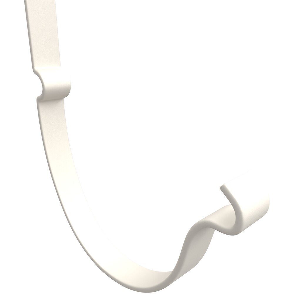 Carlig jgheab SMART, RAL9010, 200mm, D150mm, alb