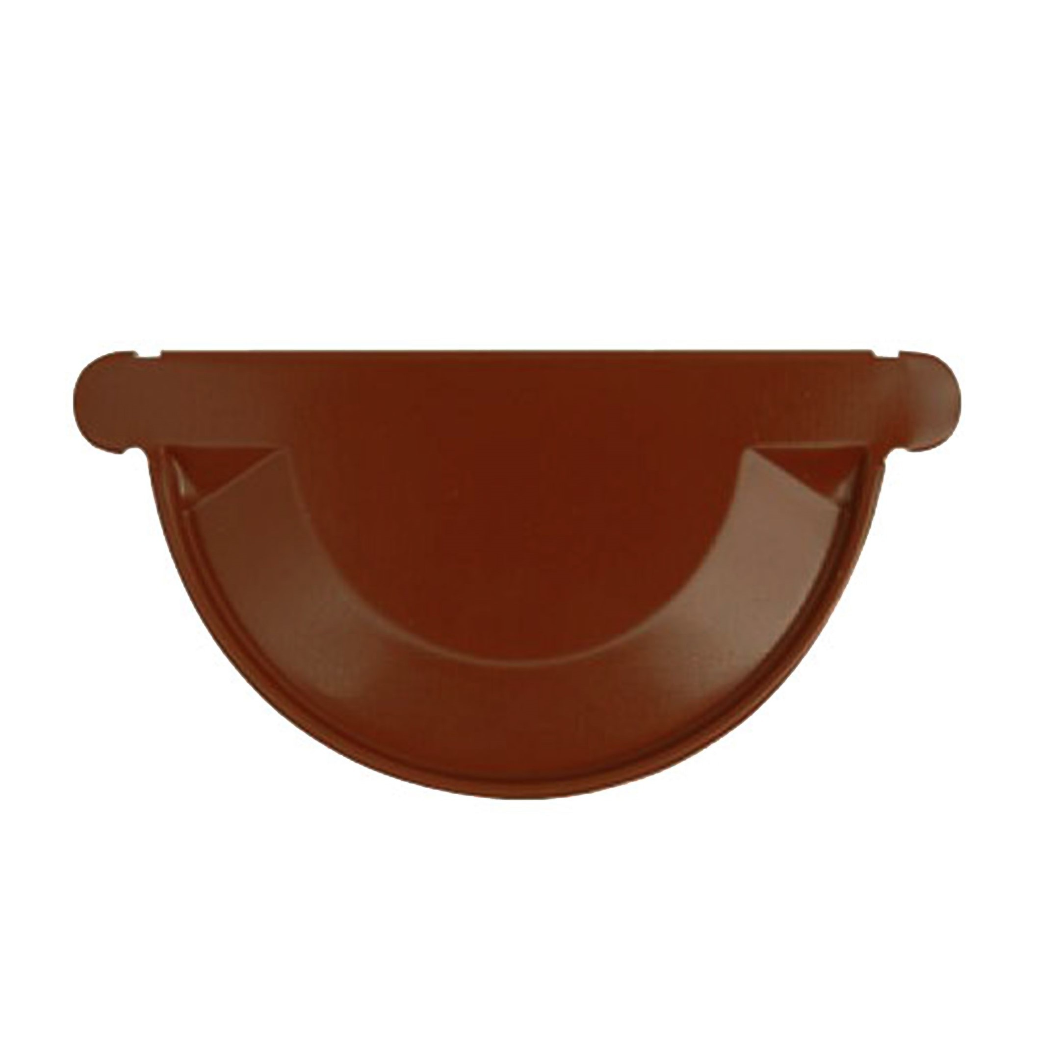 Capac pentru jgheab, maro, SPE, diametru 150 mm  Bravo