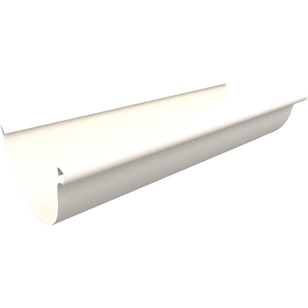 Jgheab SMART, D150mm, 4m, 0.6mm, alb, RAL9010