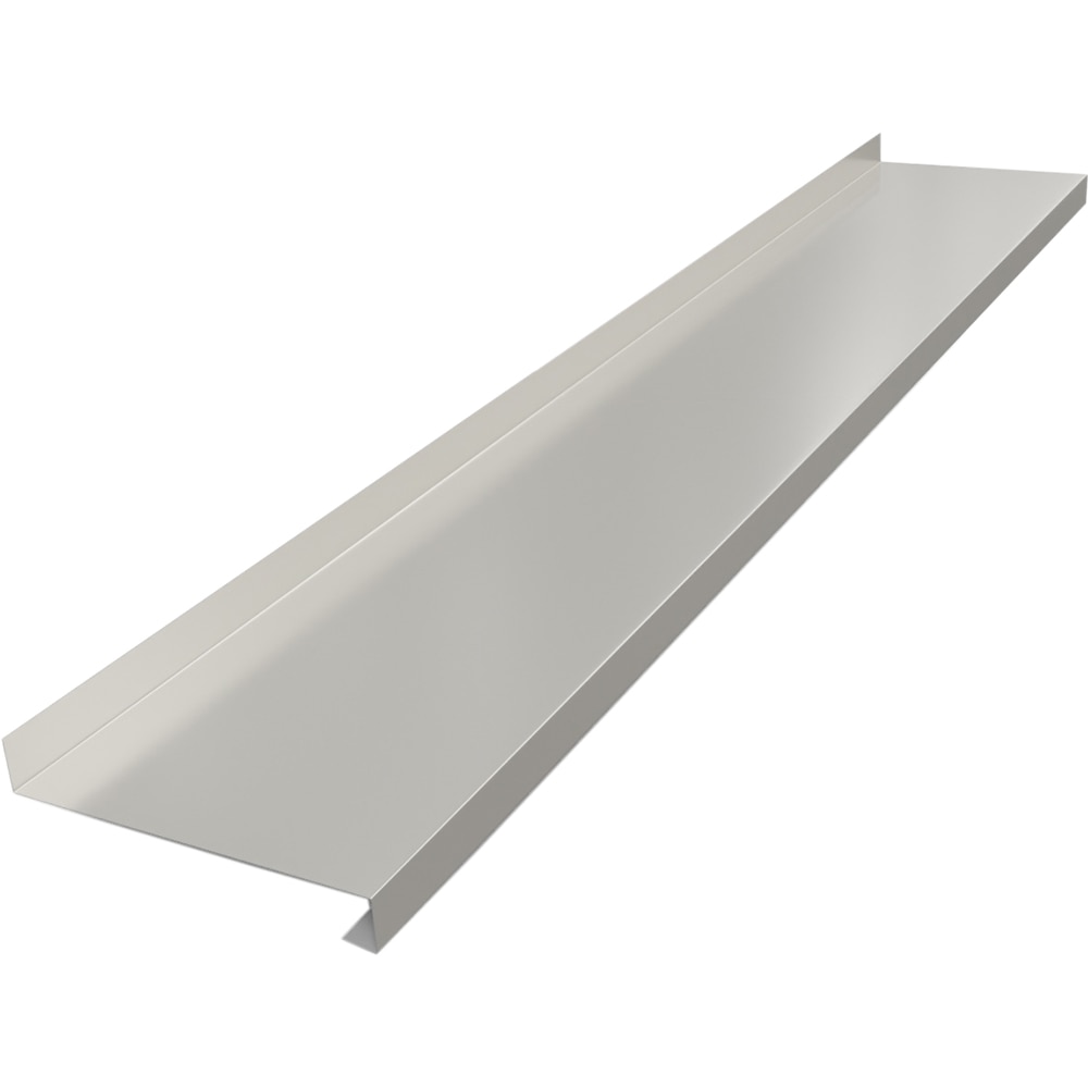 Glaf exterior SMART RAL 9010, aluminiu, 300 x 16.5 cm, alb