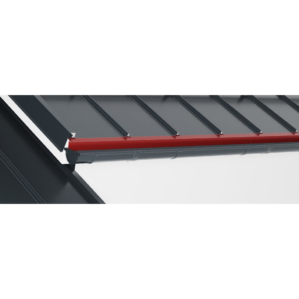 Sort jgheab SMART, Click, RAL 7016 Mat, 2 m