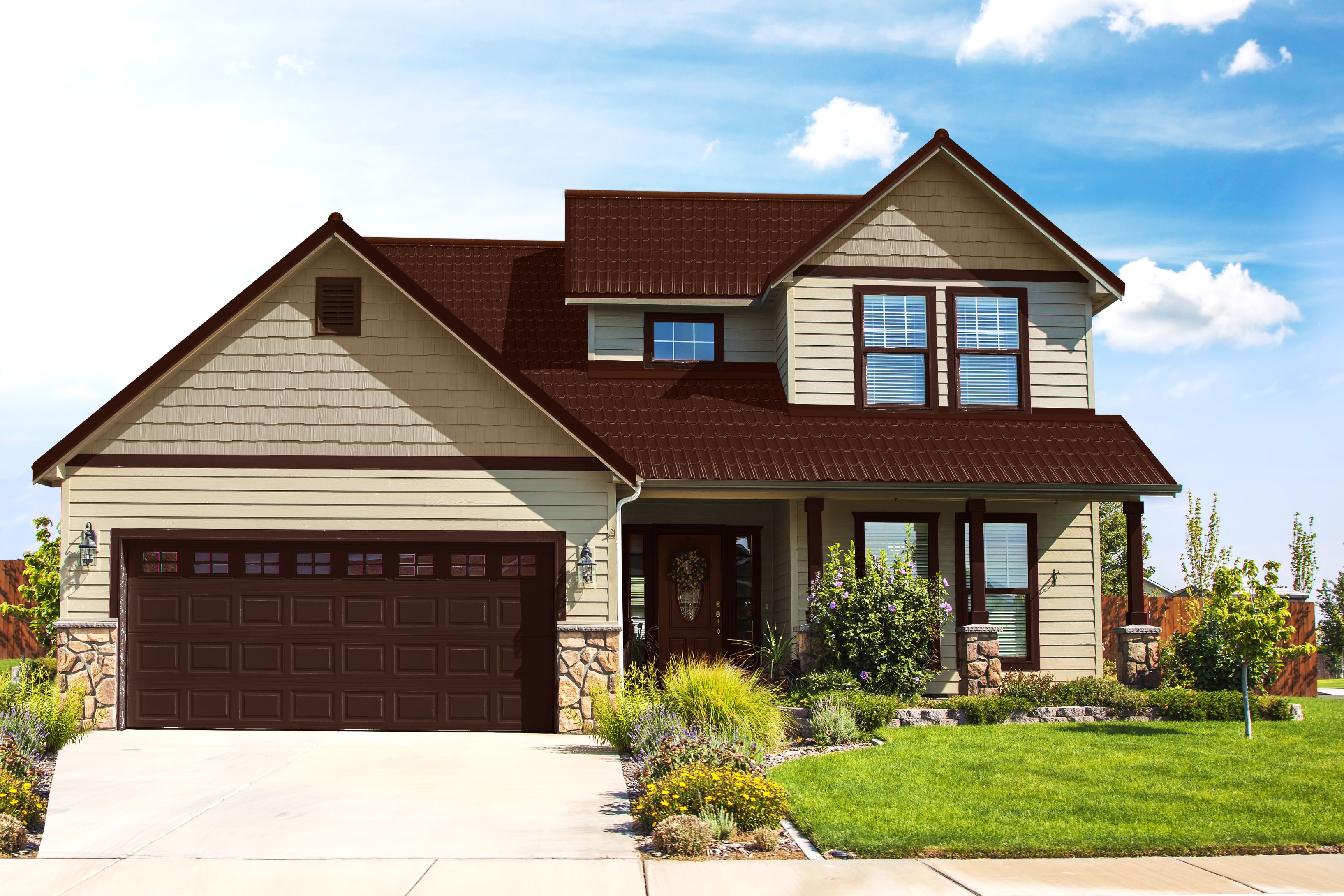 Tigla metalica, maro, RAL 8017, mat, 0.4 mm x 120 x 185 cm