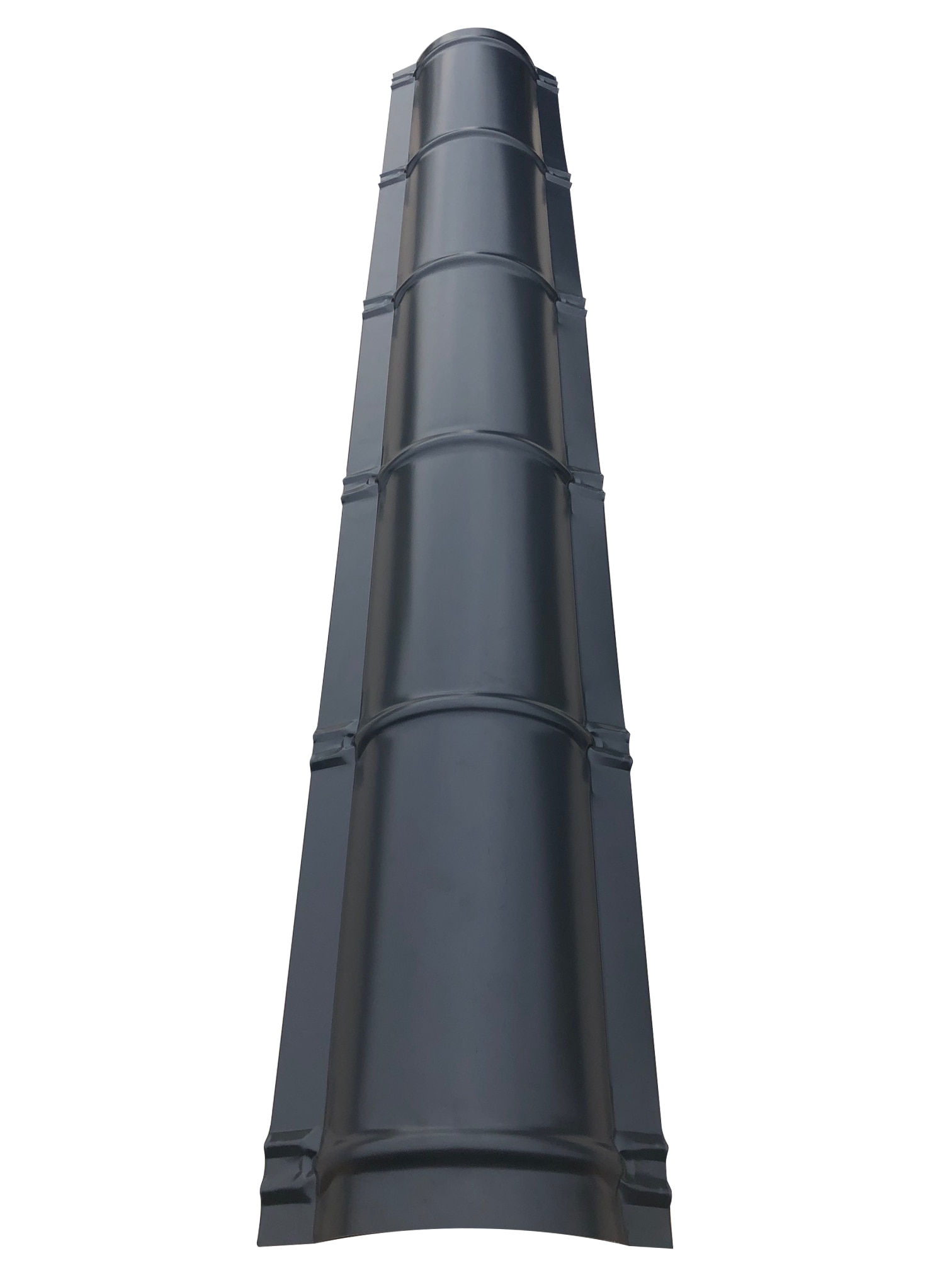 Coama rotunda, RAL 7016, lungime 2, grosime 0.4 mm