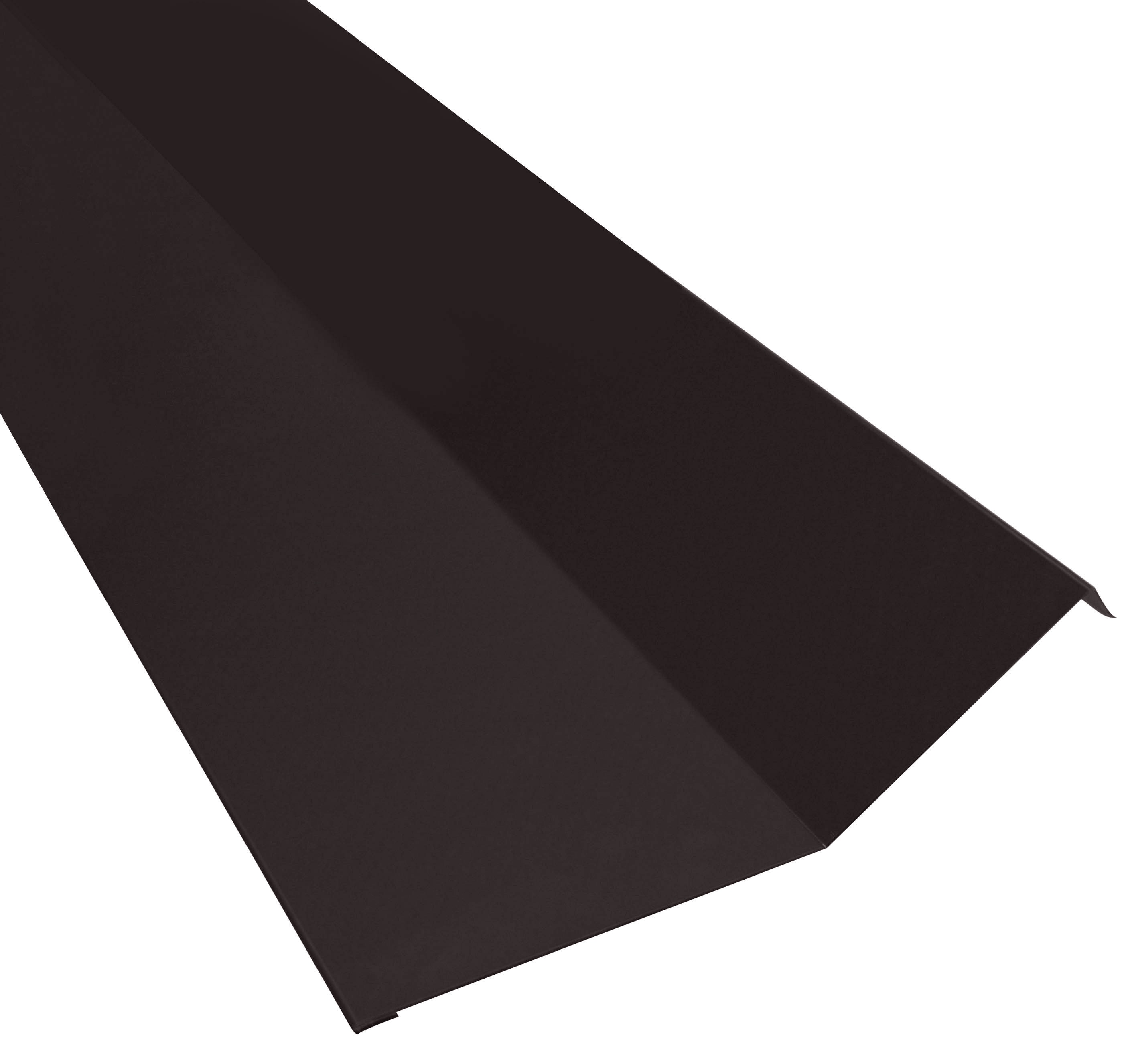 Cornier calcan, RAL 8019, lungime 2 m, grosime 0.4 mm