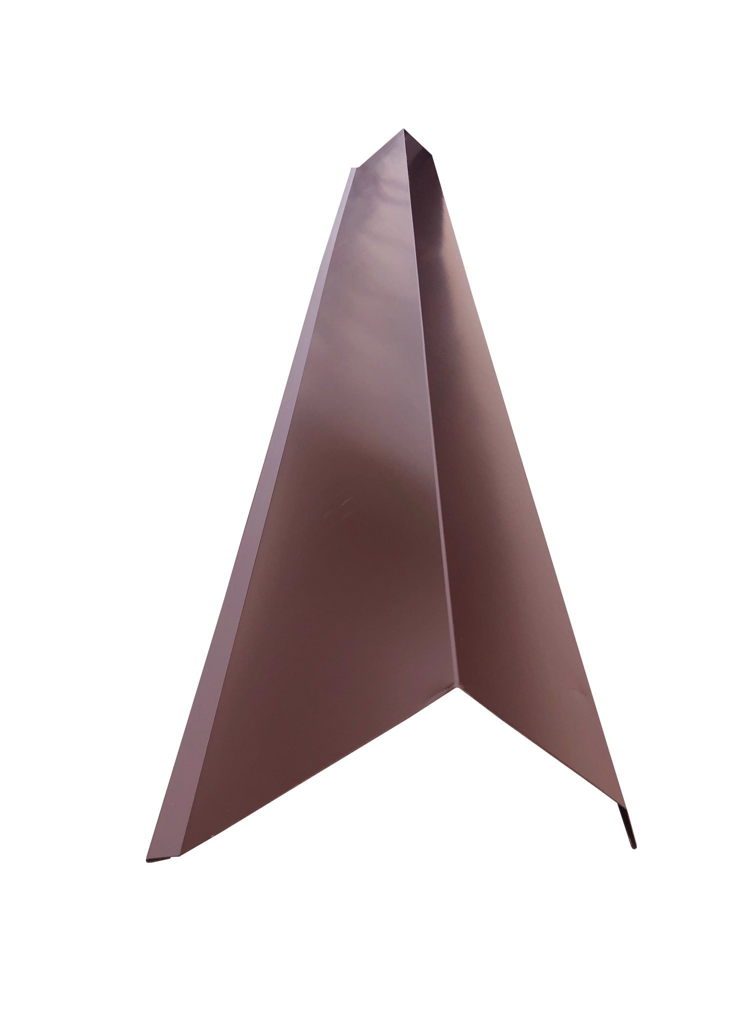 Cornier margine, maro mat, RAL 8017, grosime 0.45 mm, 208 mm, lungime 2 m