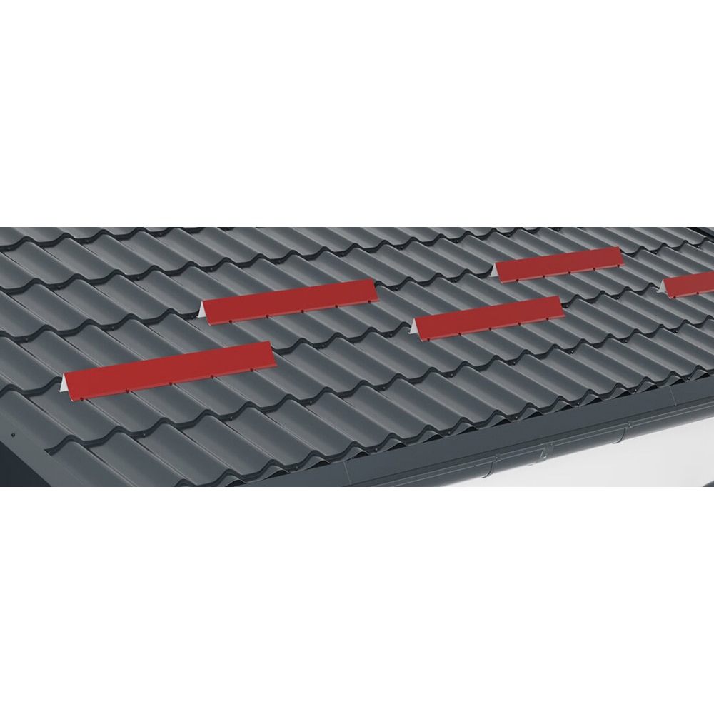 Opritor zapada SMART, 200 x 20.8 cm, grosime 0.4 mm, RAL 7016, gri antracit