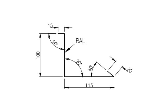 Dolie Perete 8017 Mat 250Mm 2M