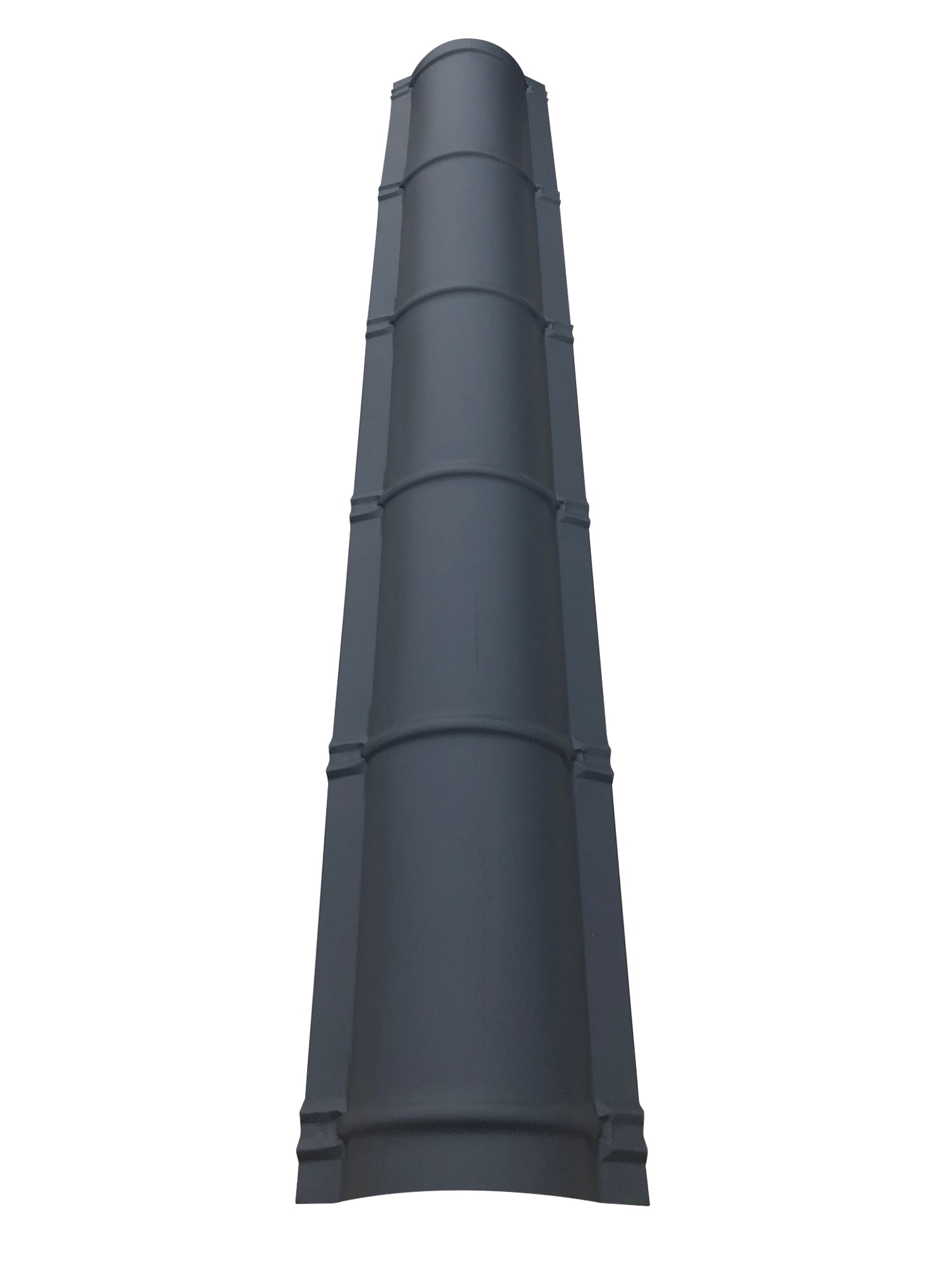 Coama rotunda, RAL structurat 7016, lungime 2 m, grosime 0.5 mm