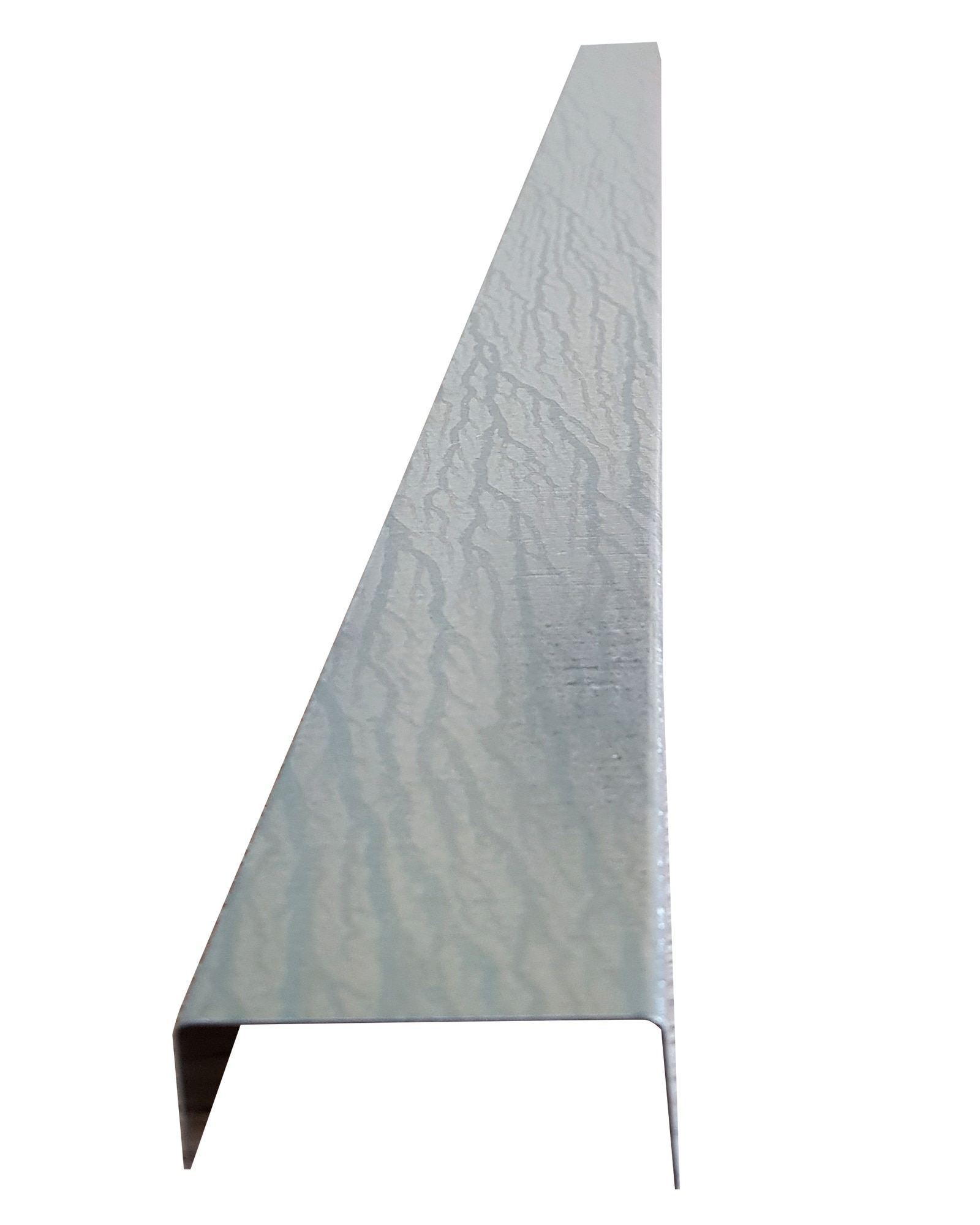 Profil acoperire zinc, lungime 2 m, diametru 70 mm