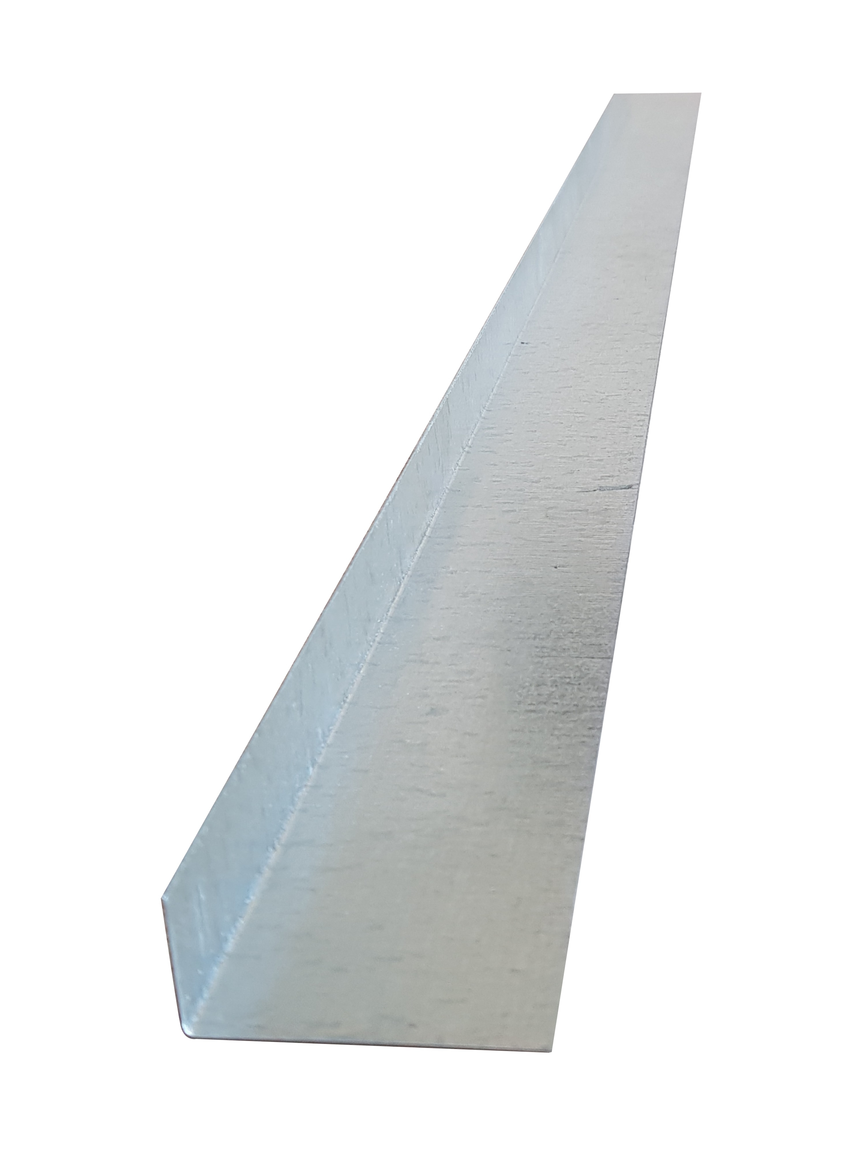 Profil L, zinc, 2 m lungime x 0.5 mm grosime, 40 mm x 20 mm