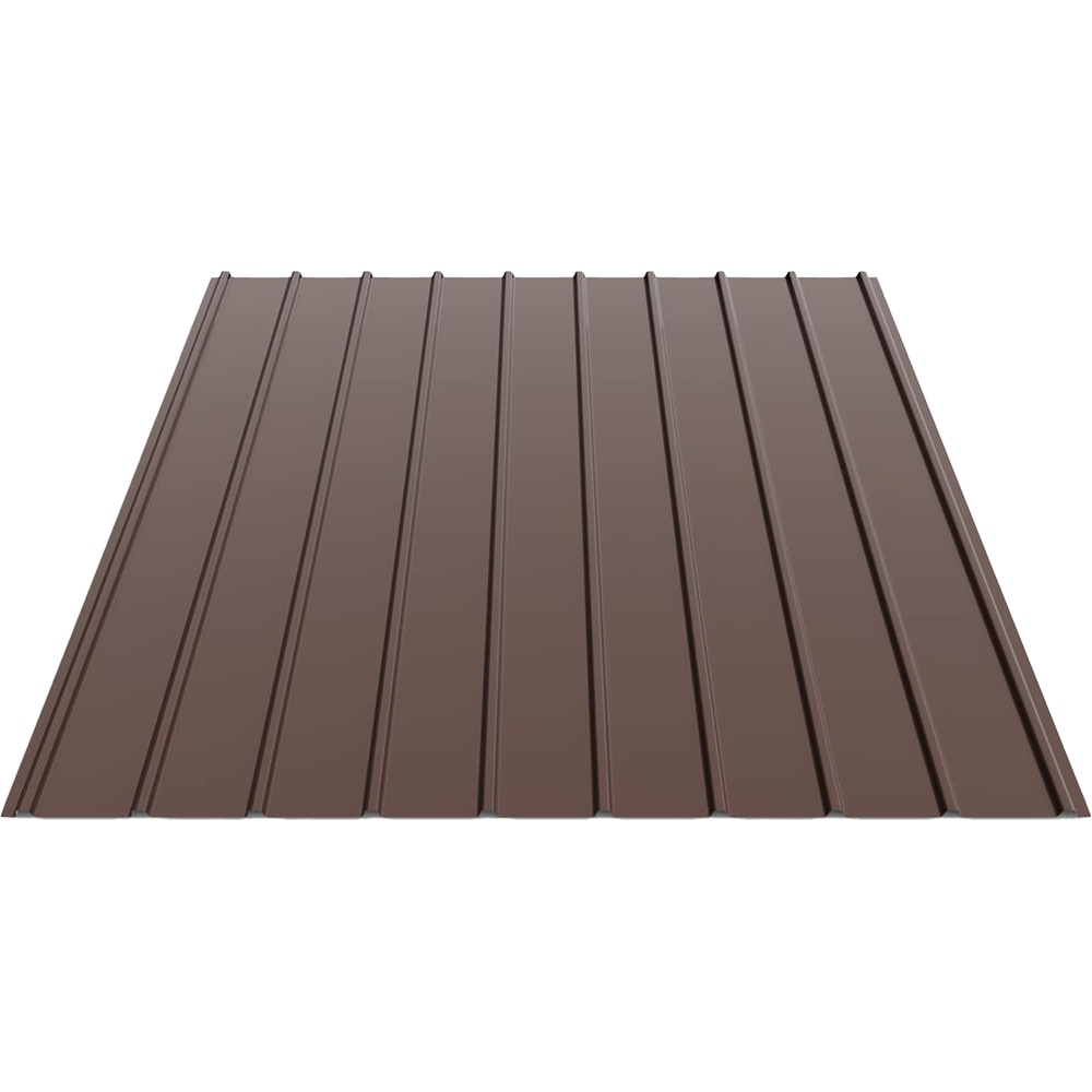 Tabla cutata Smart, H12 mm, 150 x 91 cm, 0.3 mm, RAL 8017 maro lucios