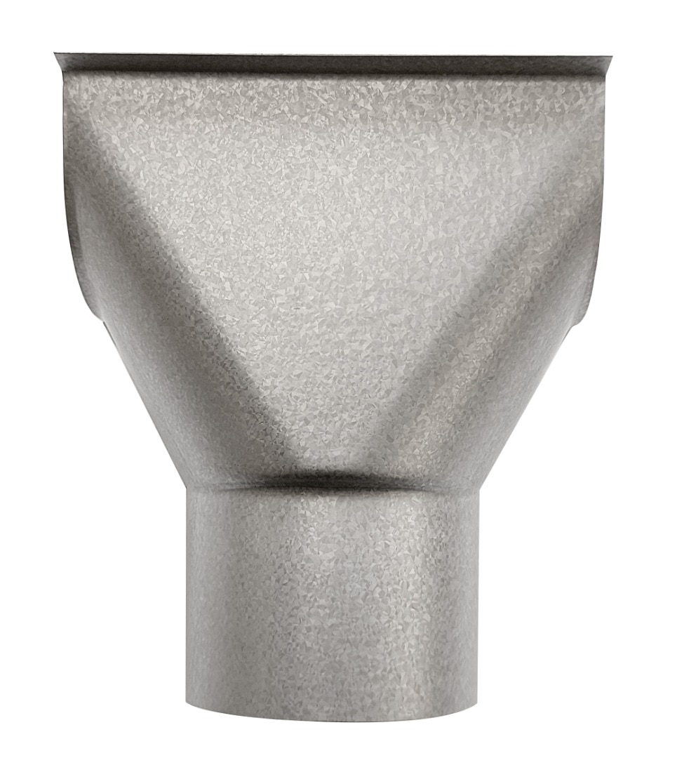 Racord jgheab 125 mm-burlan 90 mm, aluzinc