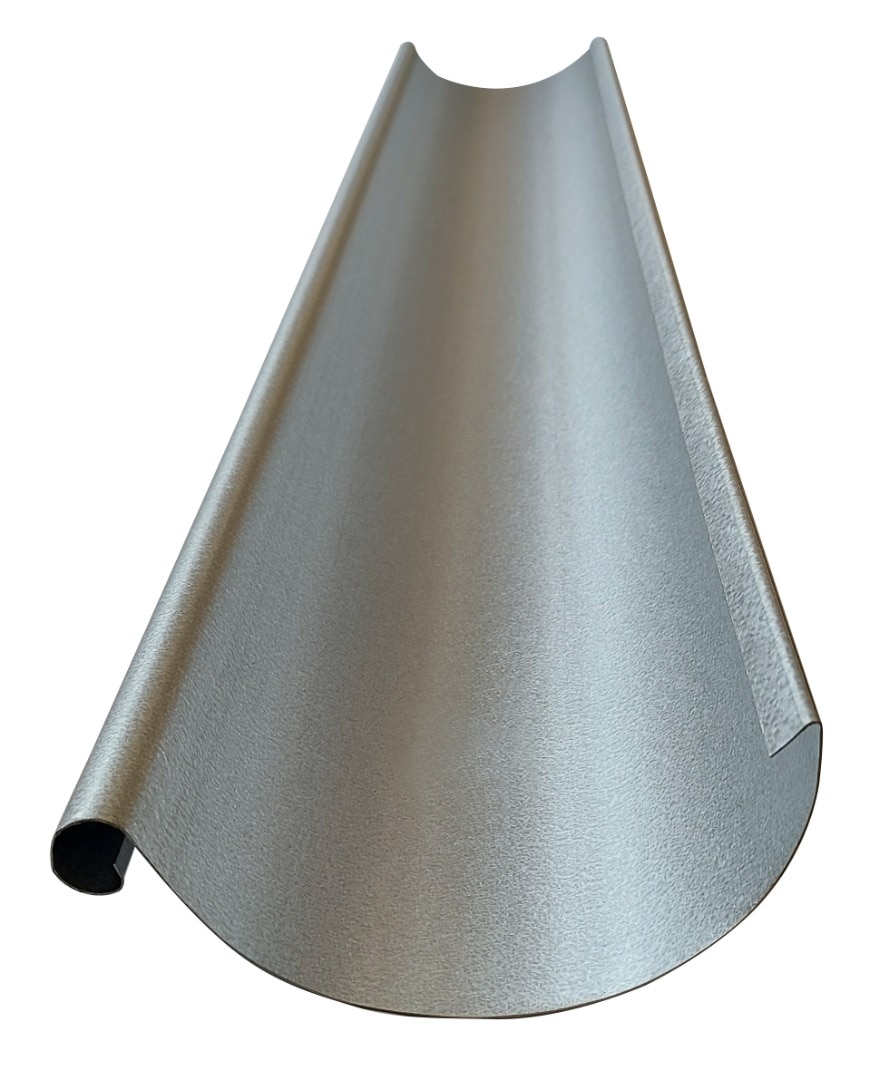 Jgheab, din aluzinc, lungime 4 m, diametru 125 mm