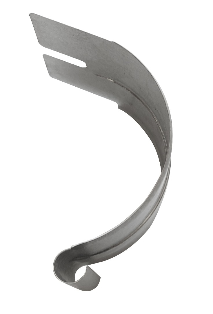 Bratara jgheab, din aluzinc, fast click, diametru 125 mm