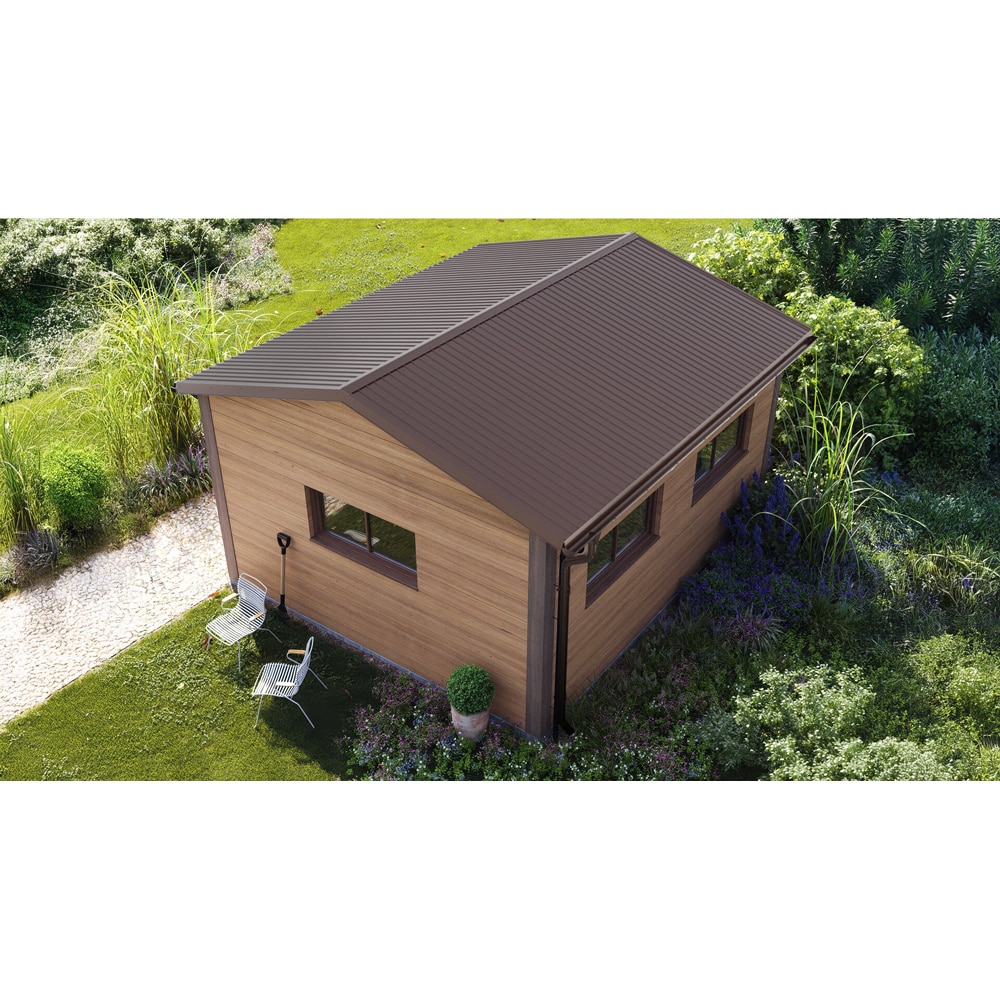 Tabla cutata H12 SMART, 0.4 mm, 2 x 1.142 m, maro, RAL 8017 Lucios Smart