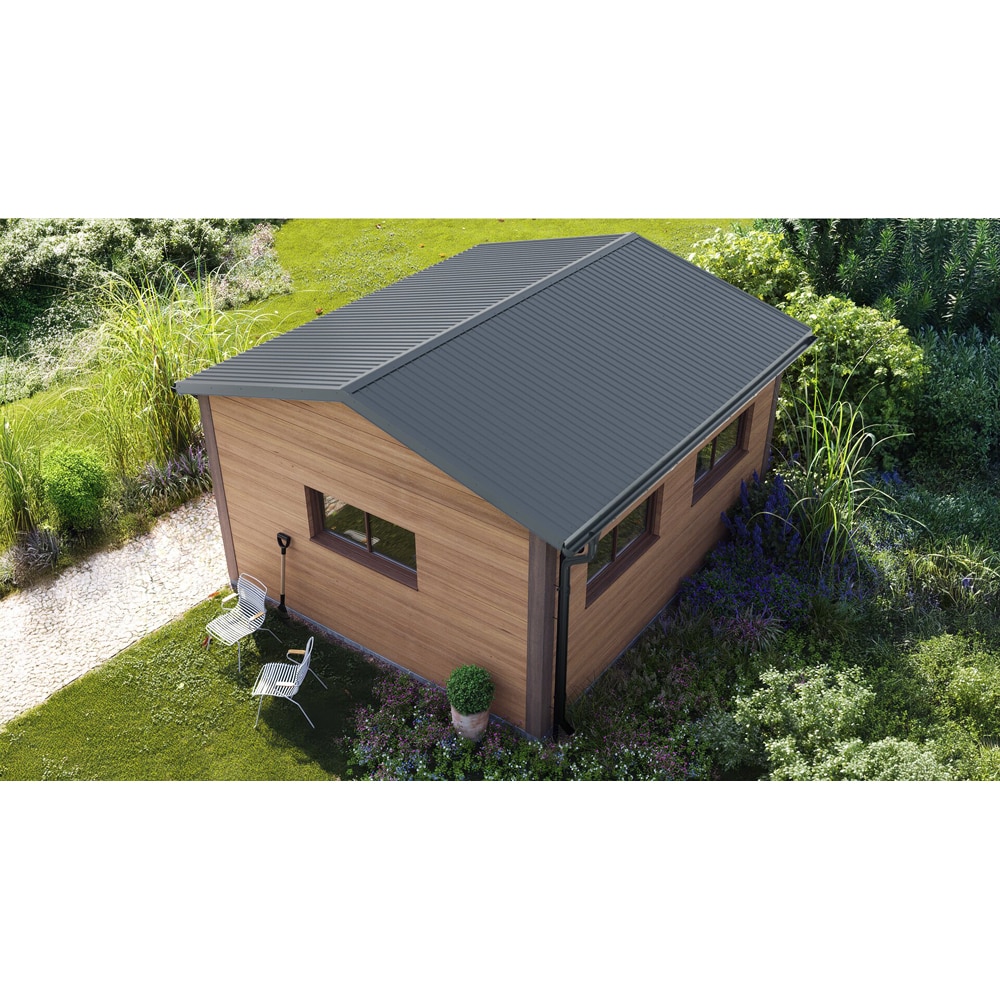 Tabla cutata H12 SMART, 0.4 mm, 2 x 1.142 m, gri, RAL 7016 Lucios Smart