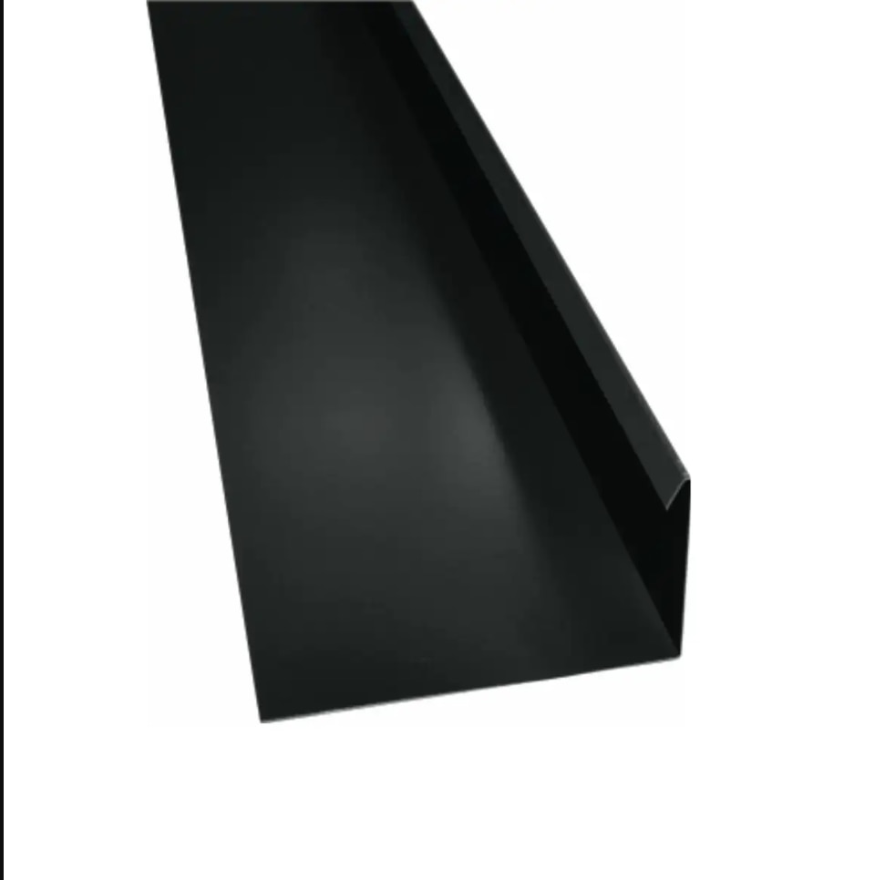 Dolie acoperis RAL 9005, negru, 2 m