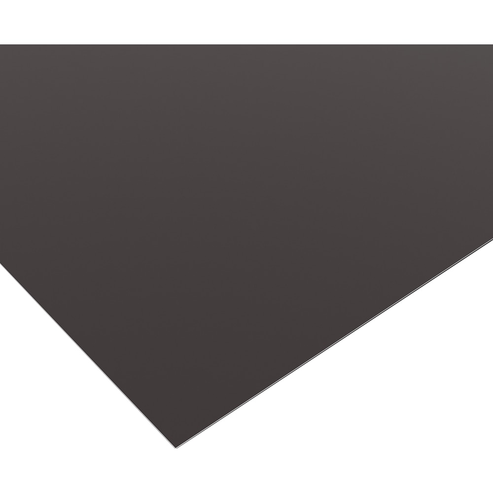 Tabla plana Bravo, maro inchis mat (RAL 8019), 0.5 mm, 200 x 125 cm