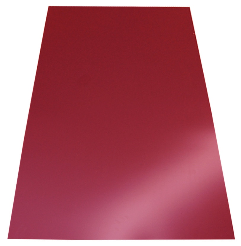 Tabla plana, Rosu, RAL 3011, 0,4 mm x 200 cm x 125 cm  Bravo
