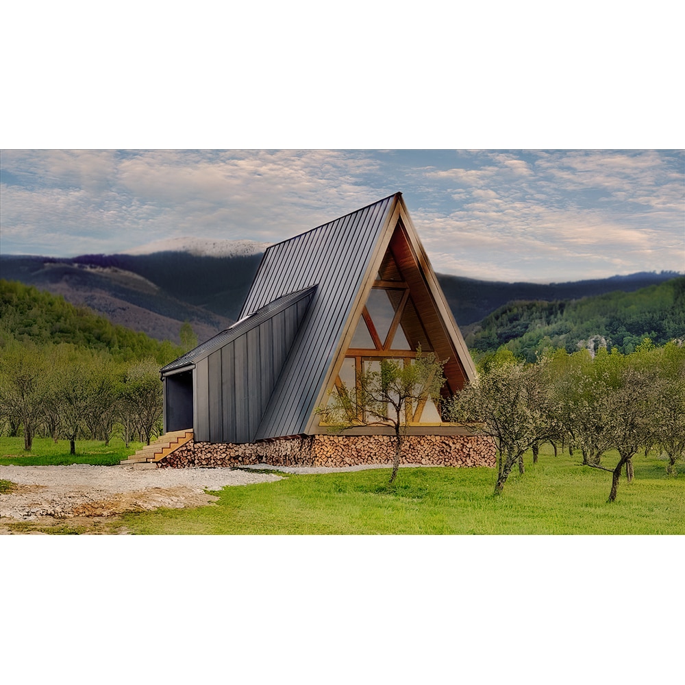 Panou Click Stripes, 0.5mm, 0.540m, gri mat, RAL 7016