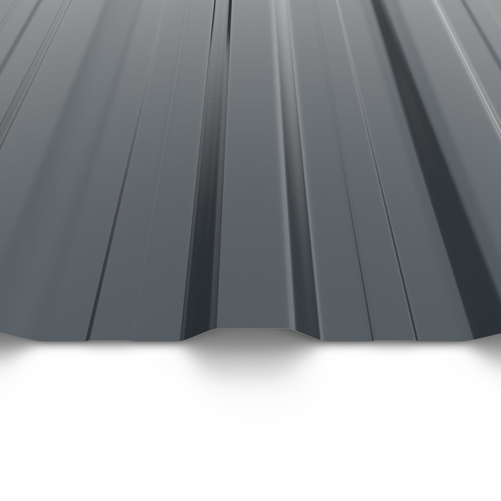 Tabla cutata H18, Gri, RAL 7016, 0,35 mm x 200 cm x 113,4 cm Bravo