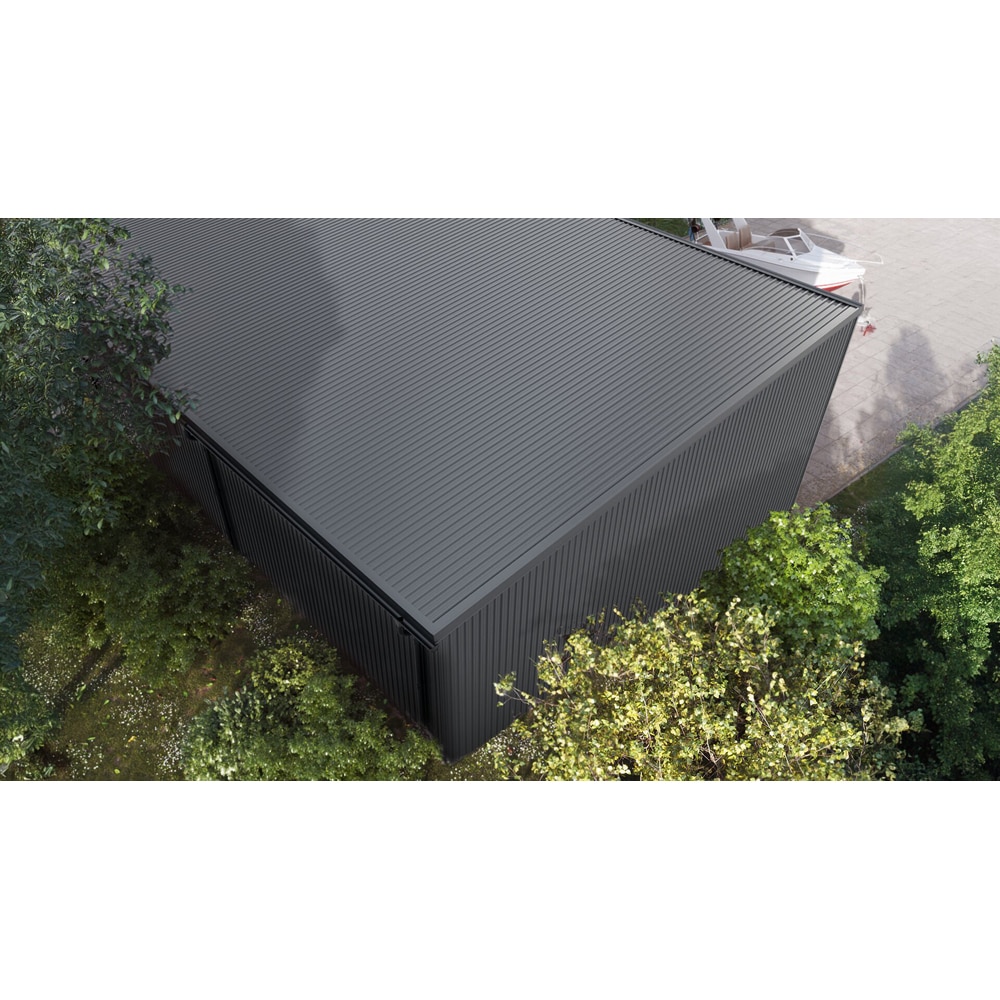 Tabla cutata H18, Gri, RAL 7016, 0,35 mm x 200 cm x 113,4 cm Bravo