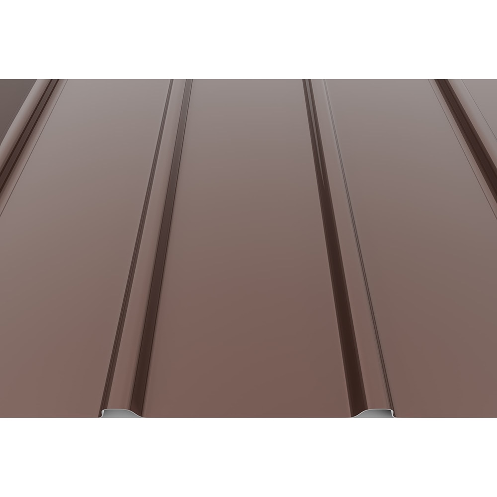 Tabla cutata Smart, H12 mm, 150 x 91 cm, 0.25 mm, RAL 8017 maro lucios