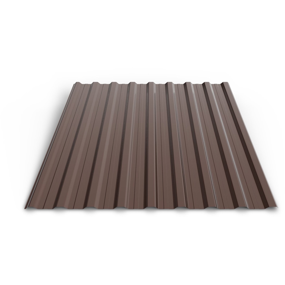 Tabla cutata, maro, RAL 8017, H18, 0.35 mm x 2 m x 1.13 m