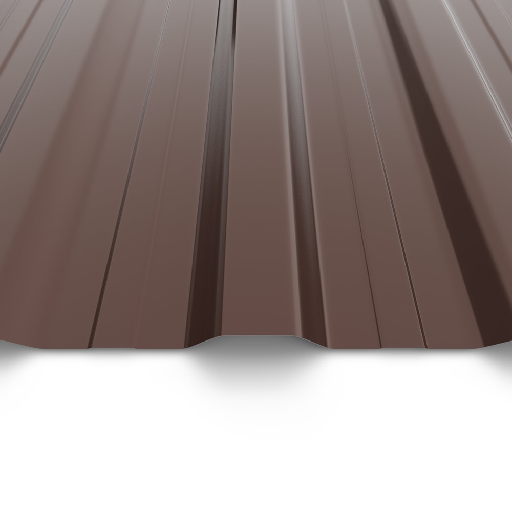 Tabla cutata, maro, RAL 8017, H18, 0.35 mm x 2 m x 1.13 m