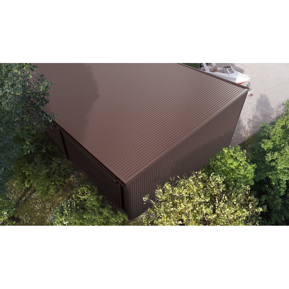 Tabla cutata, maro, RAL 8017, H18, 0.35 mm x 2 m x 1.13 m